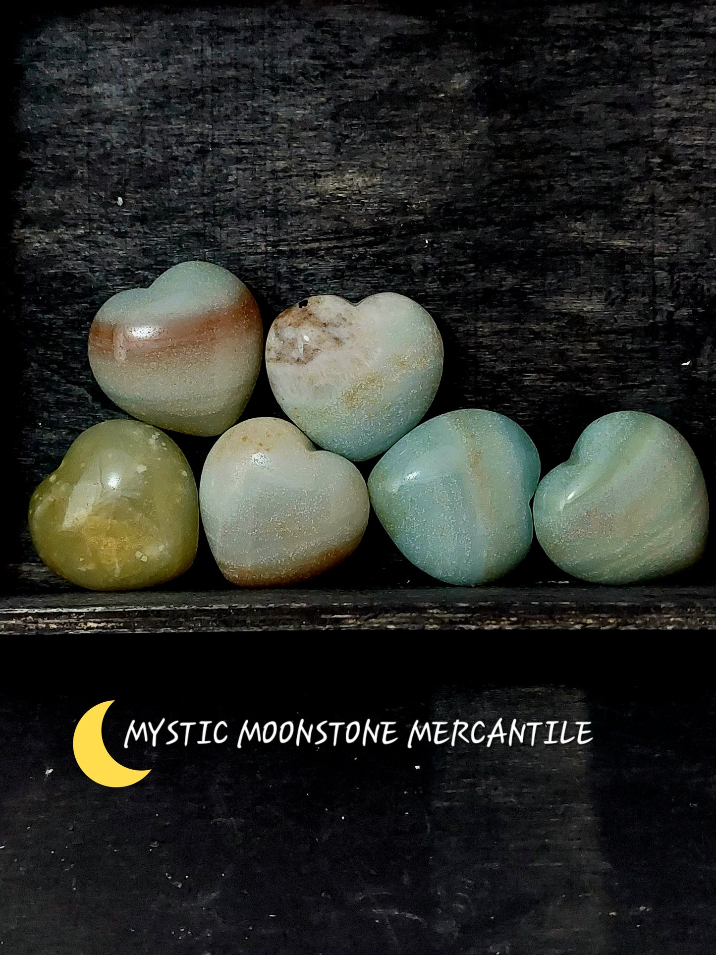 NATURAL AMAZON SKY BLUE QUARTZ , MADAGASCAR (1 heart )