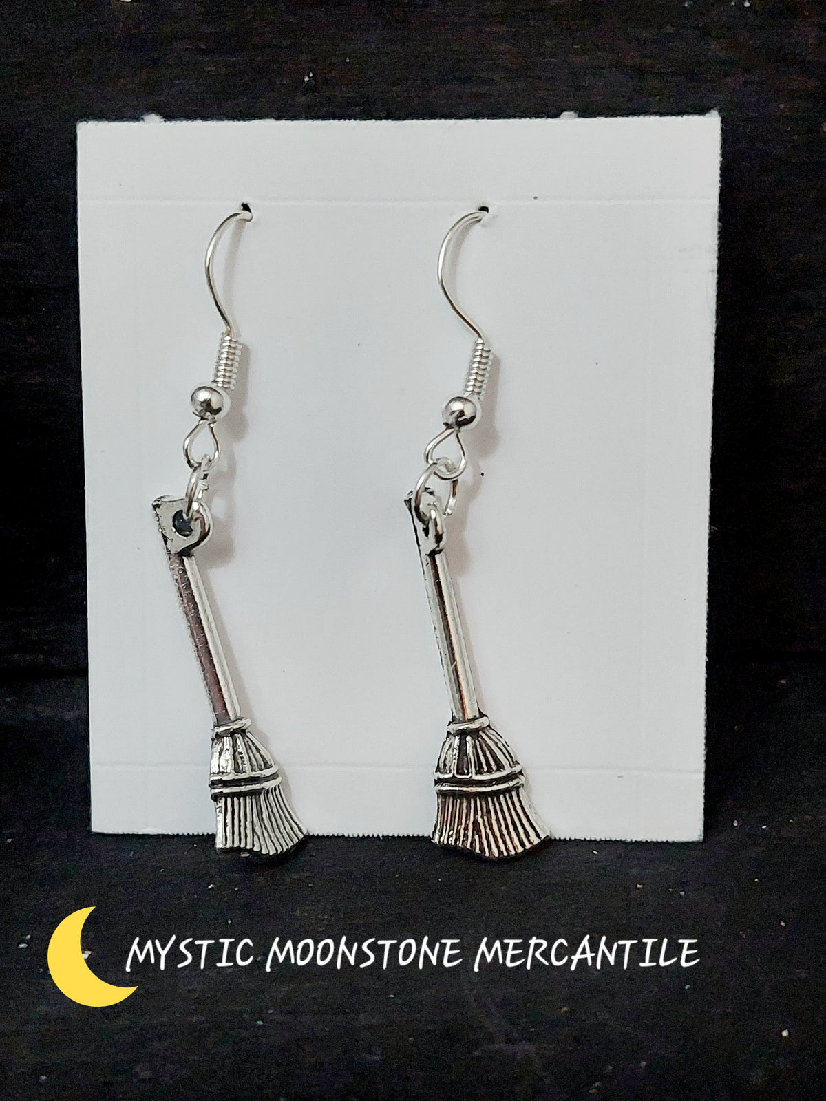 WITCHES BROOM EARRINGS