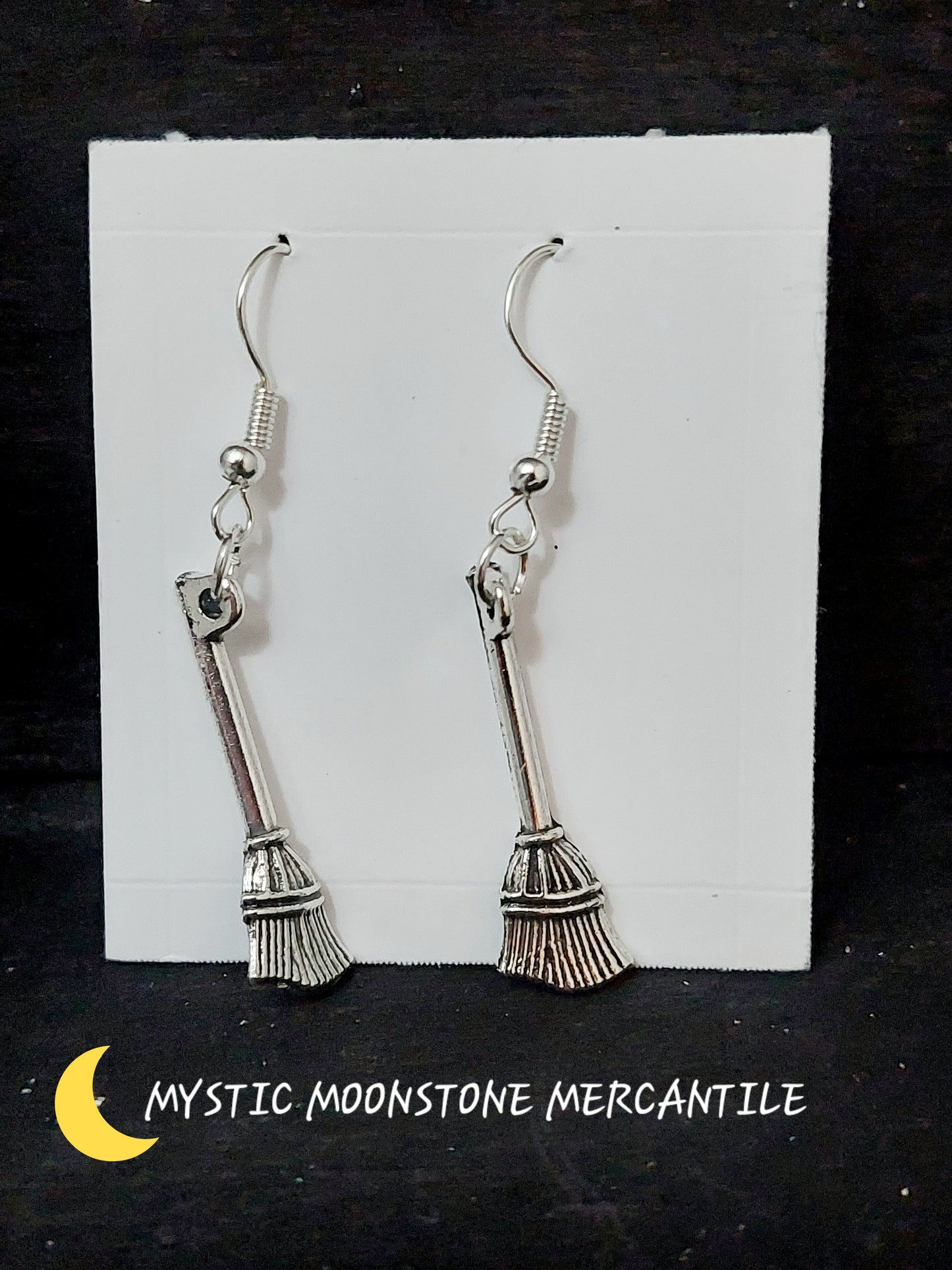 WITCHES BROOM  EARRINGS