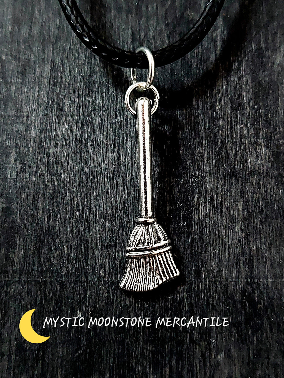 WITCHES BROOMSTICK NECKLACE