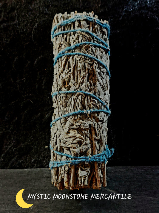 BLUE SAGE SMUDGE STICK 4"