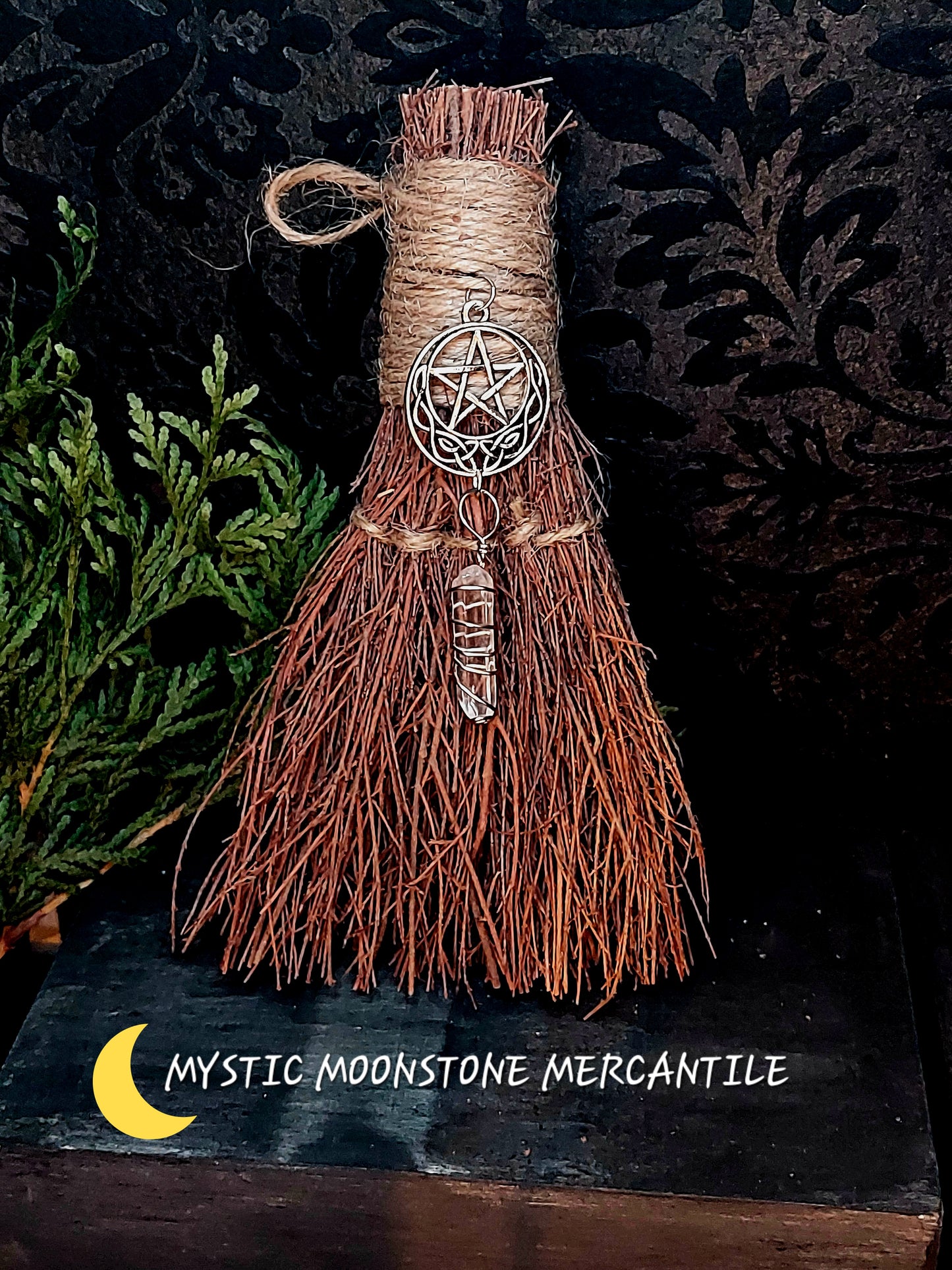 CELTIC KNOT CINNAMON PROTECTION AND PROSPERITY BROOMS