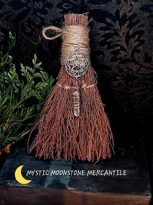 CELTIC KNOT CINNAMON PROTECTION AND PROSPERITY BROOMS