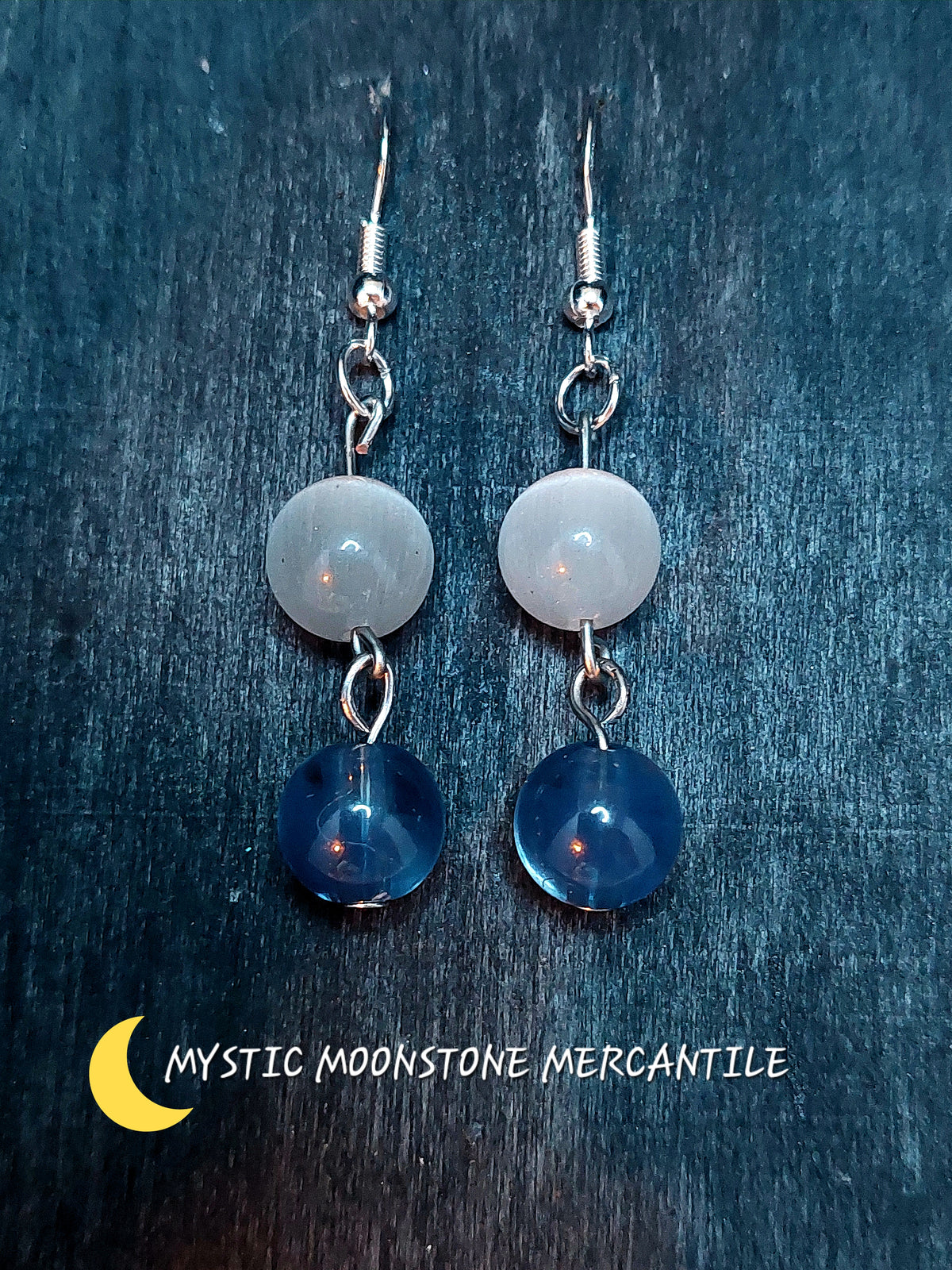Earrings blue