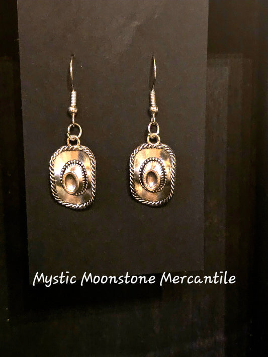 WESTERN COWBOY HAT EARRINGS